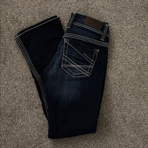 BKE Dark Blue Denim with White Stitching